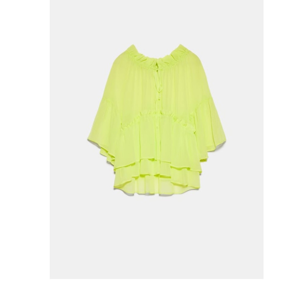 Zara ruffled top
